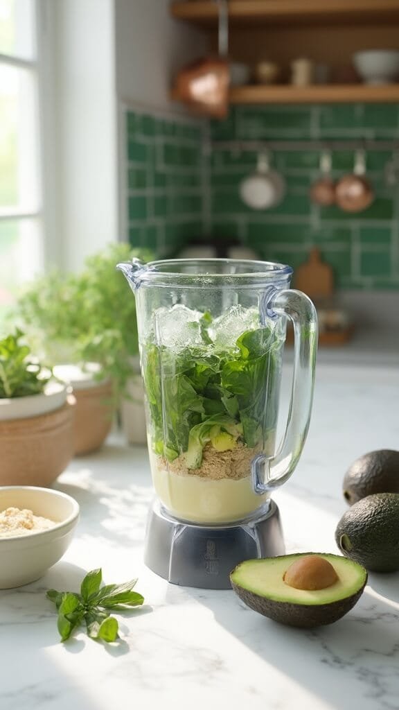 Keto Green Protein Smoothie 5 0 healthy green smoothie prep