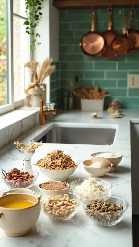 Keto Nut &Amp; Seed Granola 3 0 keto granola ingredients prep