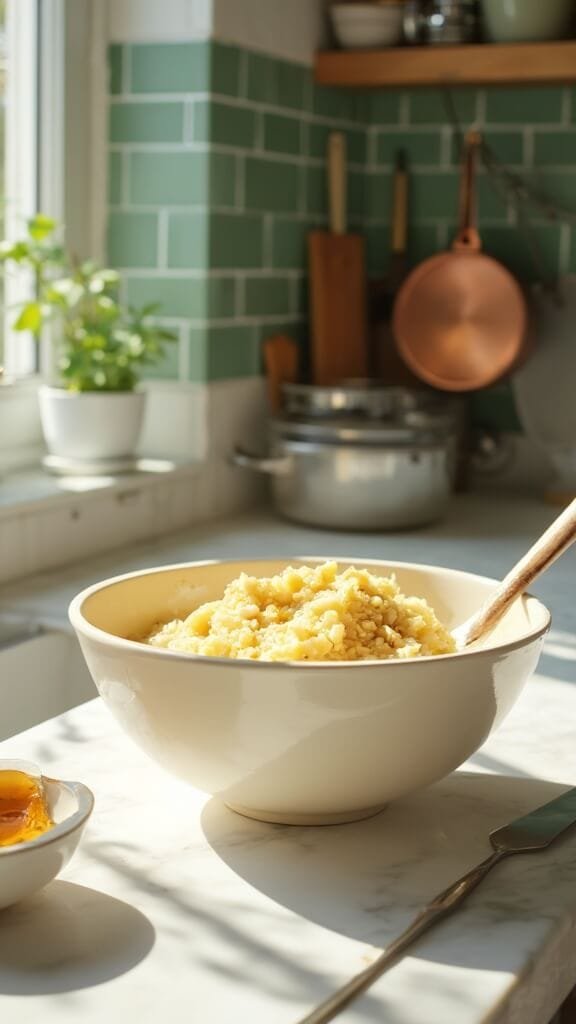 0 mashed bananas kitchen