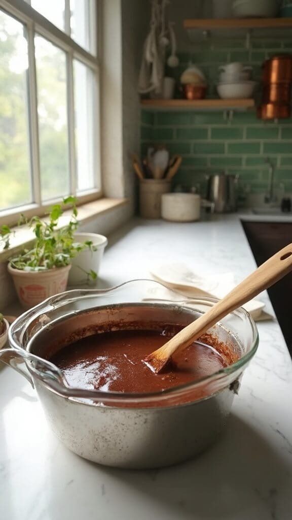 Protein Chocolate-Dipped Strawberries 4 0 melting chocolate bowl