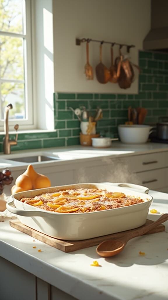 Protein Peach Cobbler (Low-Carb, High-Protein Summer Dessert) 7 0 peach cobbler steam