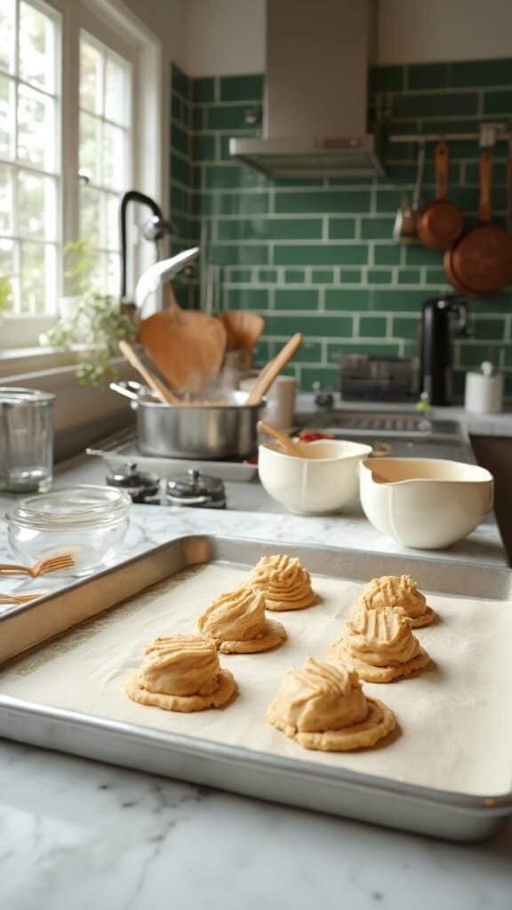 0 peanut butter cookie prep