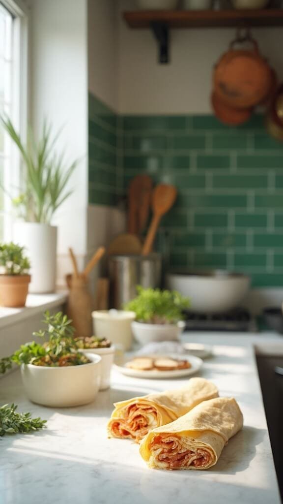 0 salmon wrap roll action