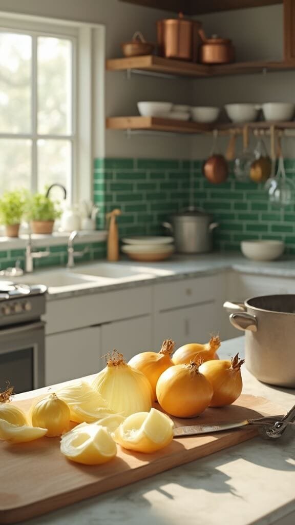 Classic French Onion Soup 3 0 sliced onions prep