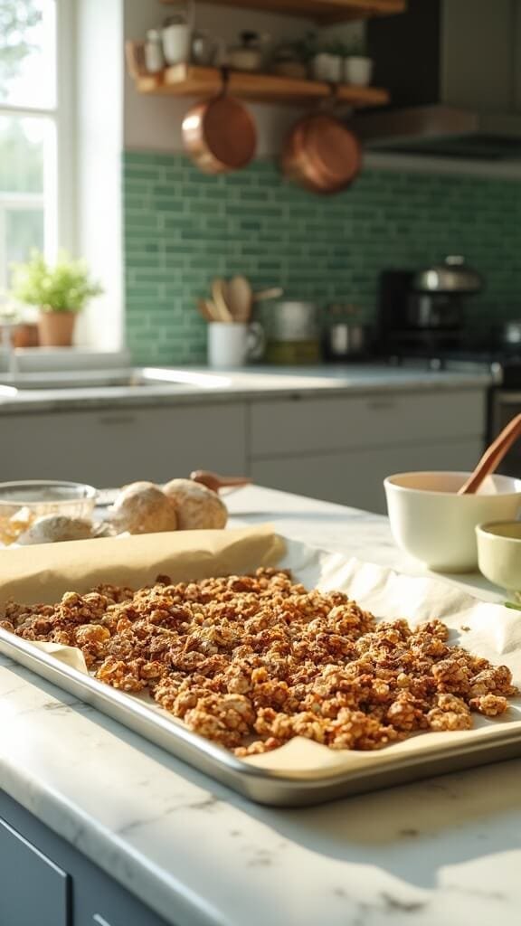 Keto Nut &Amp; Seed Granola 6 0 unbaked granola prep