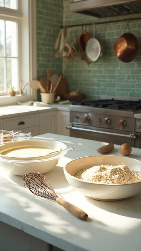 Classic Skillet Cornbread Recipe 4 0 whisking ingredients process