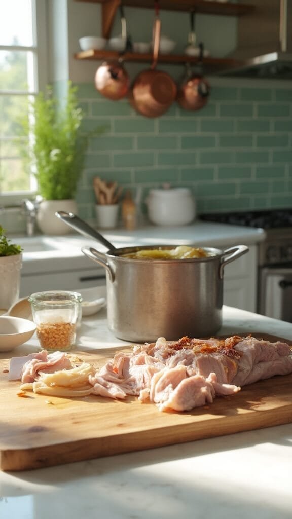 1 duck meat cabbage soup