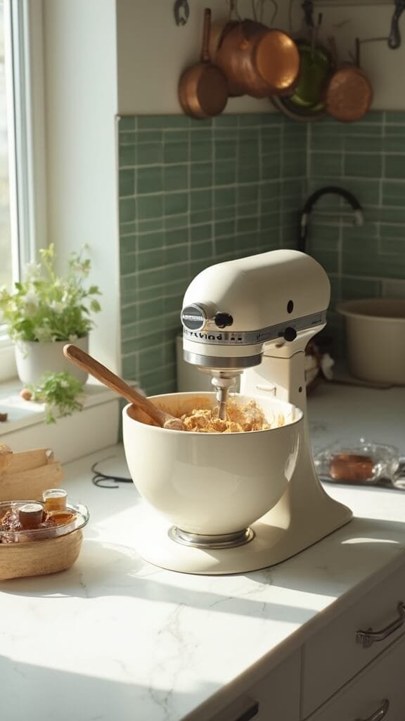 1 peanut butter mixer prep