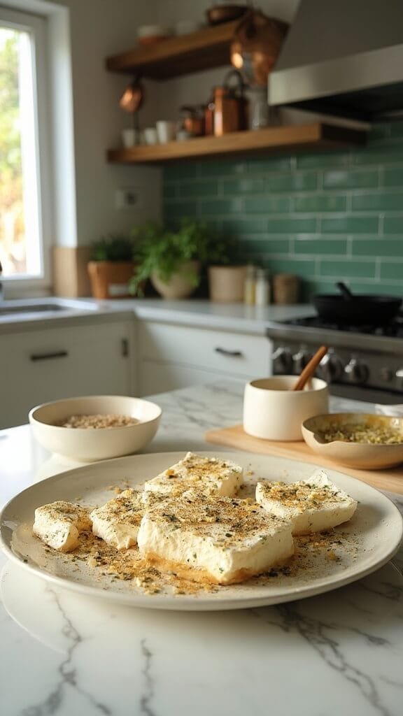 1 seasoned paneer prep